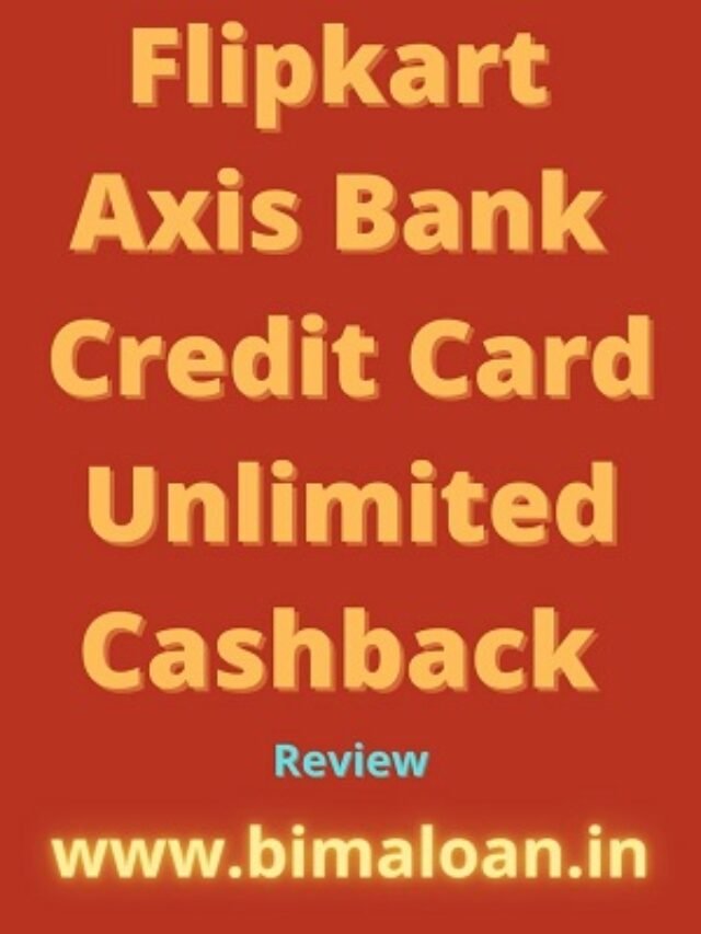 Flipkart Axis Bank Credit Card-Unlimited Cashback card